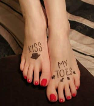 kiss My toes!