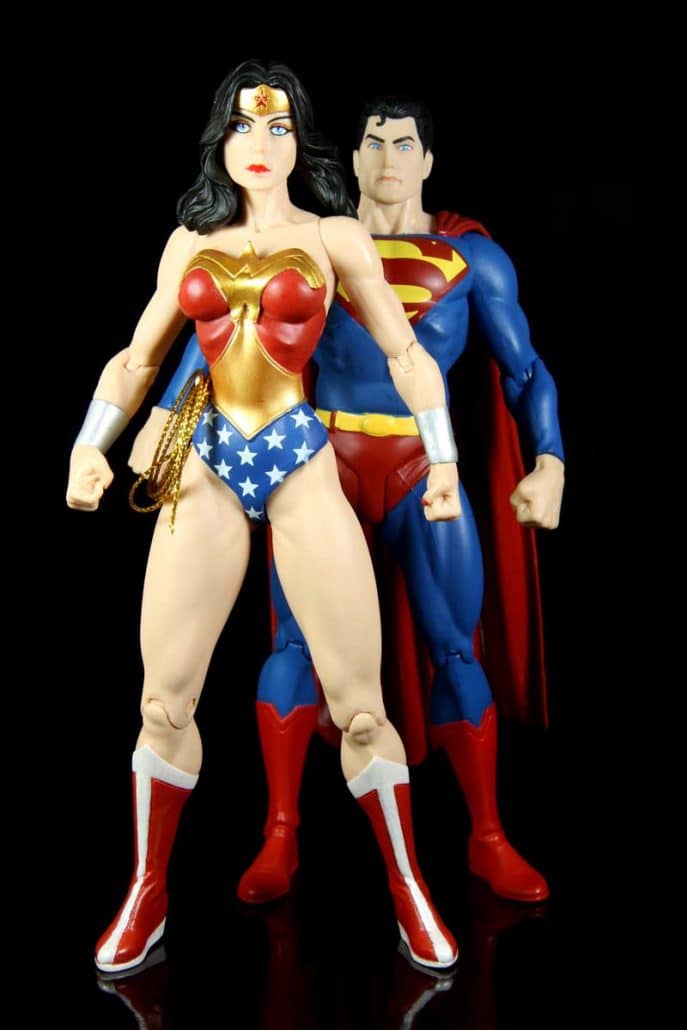 Wonder Woman and Super Man