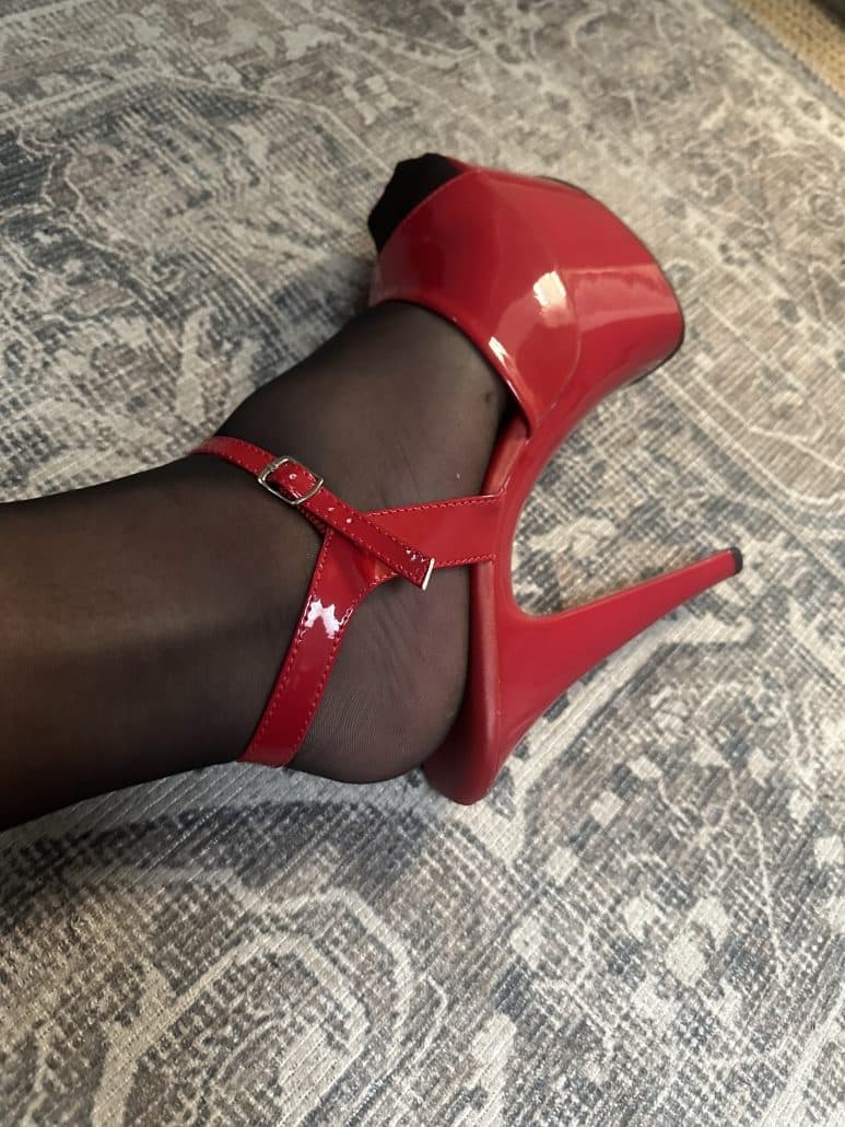 Beautiful shoes for sissy nicky