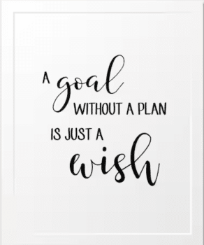 Goal without a plan