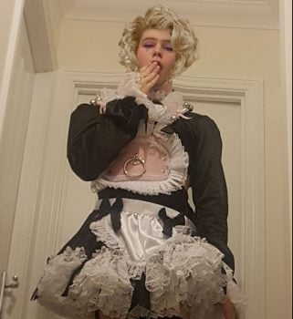 locked sissy maid